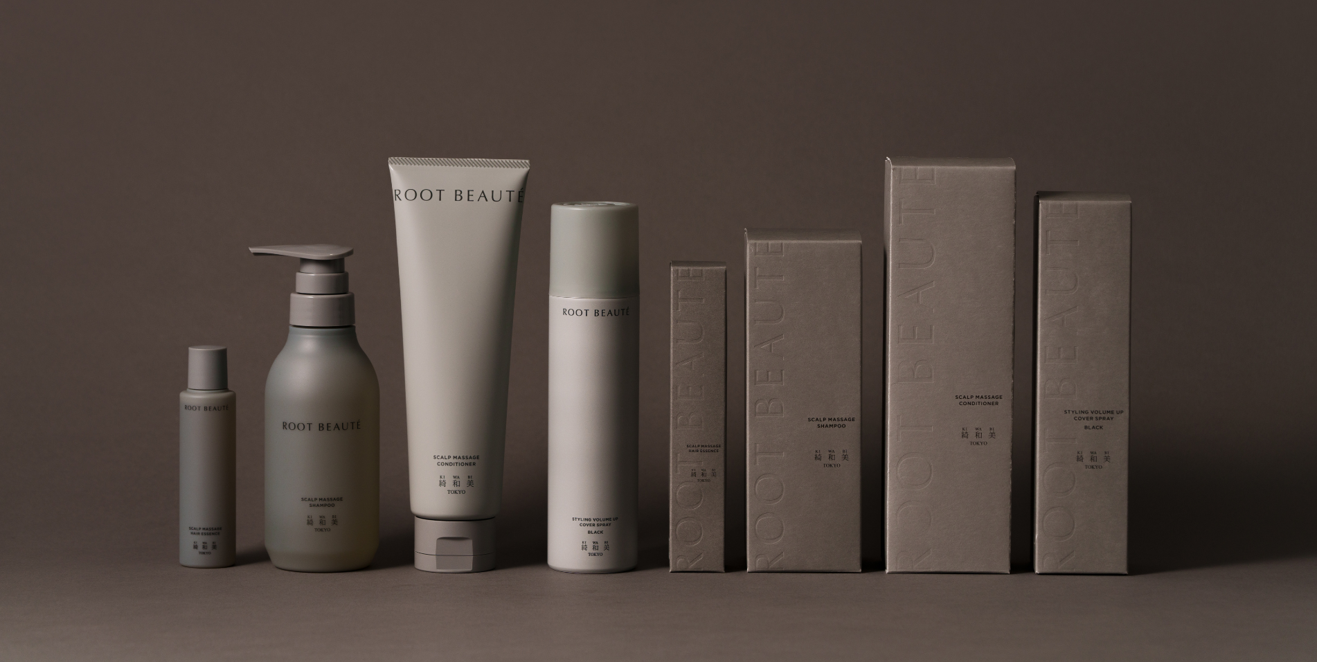 Root Beaute scalp care and hair care products